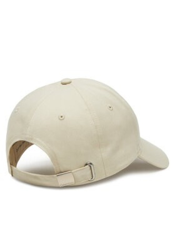 Calvin Klein Jeans Czapka z daszkiem Mono Leather Patch Twill Cap LV04K5052G Biały
