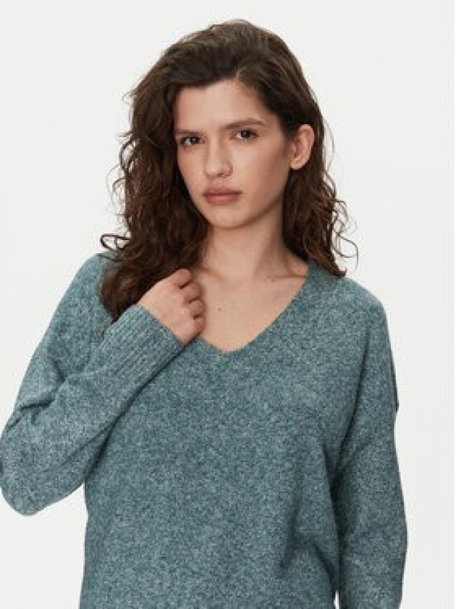 ONLY Sweter Rica 15224360 Zielony Regular Fit