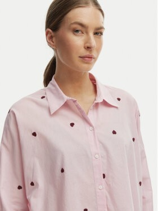 ONLY Koszula 15283743 Różowy Box Fit