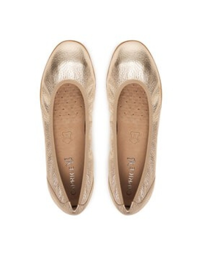 Caprice Baleriny 9-22161-44 Złoty