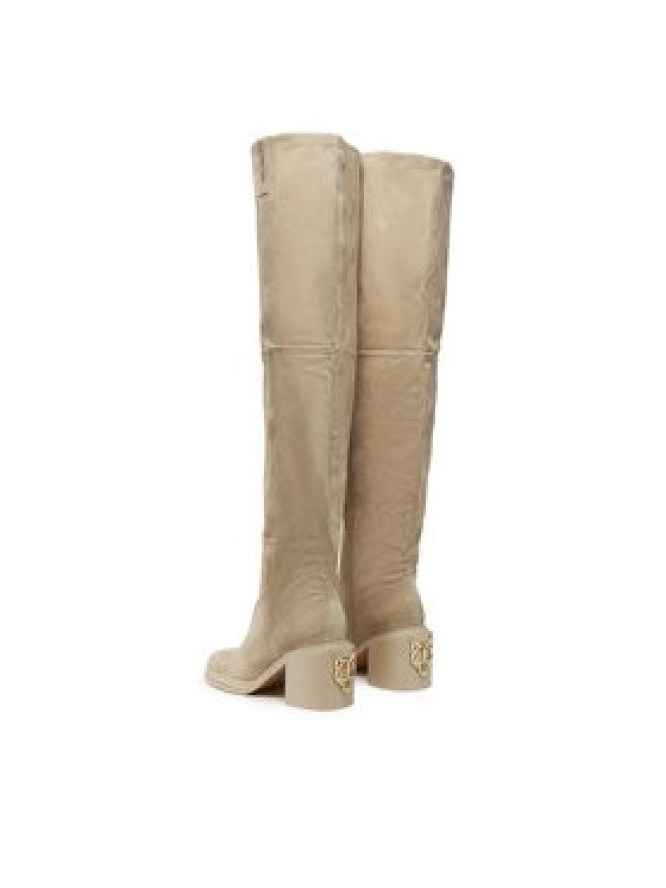 Naked Wolfe Kozaki Nature Beżowy