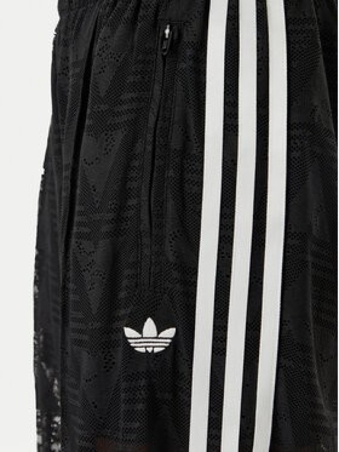 adidas Spodnie dzianinowe Crochet Firebird KD0346 Czarny Regular Fit