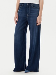 Guess Jeansy W5YA82 D0782 Granatowy Wide Leg