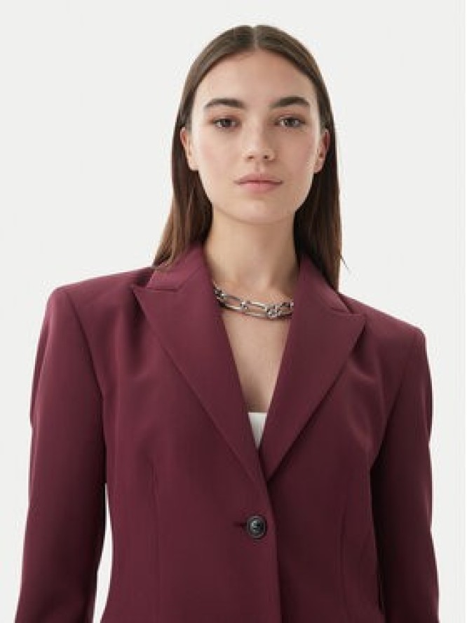 HUGO Marynarka Asmalla-1 50533901 Fioletowy Slim Fit