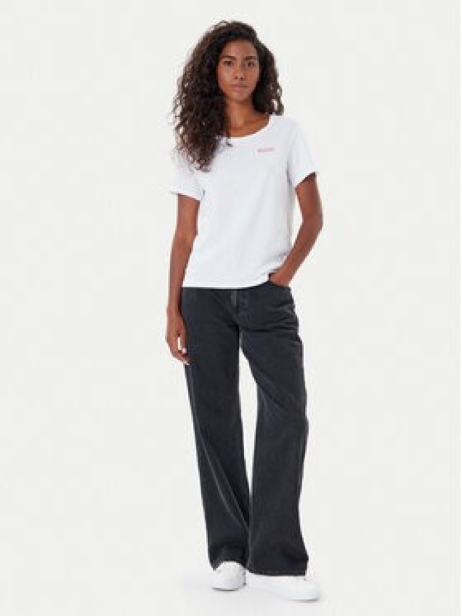 Mustang T-Shirt Alma 1016748 Biały Regular Fit