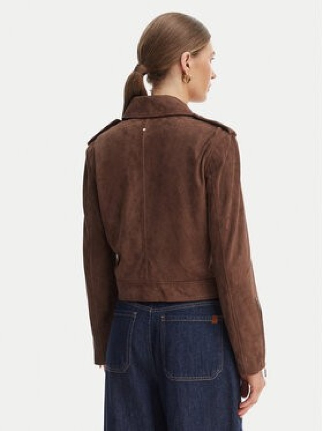 Armani Exchange Kurtka skórzana XW001924 AF21549 U6136 Brązowy Regular Fit