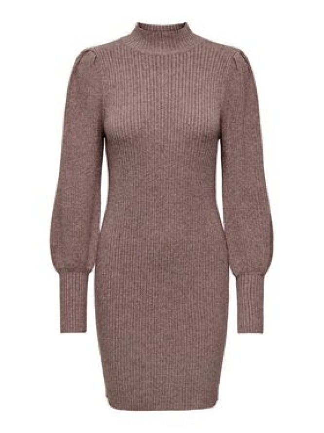 ONLY Sukienka dzianinowa Katia 15232502 Brązowy Comfort Fit