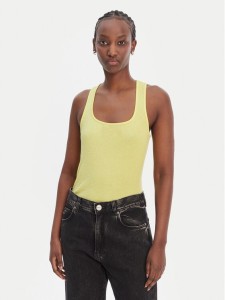 Liu Jo Sport Top TA6173 J3845 Żółty Regular Fit