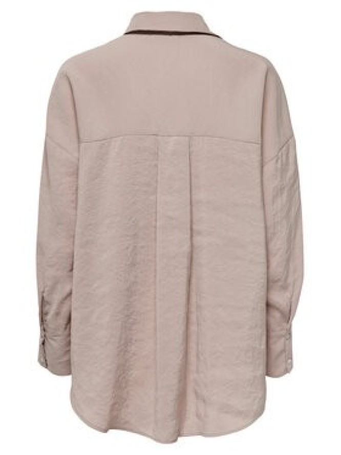 ONLY Koszula Zazima 15272523 Beżowy jasny Regular Fit