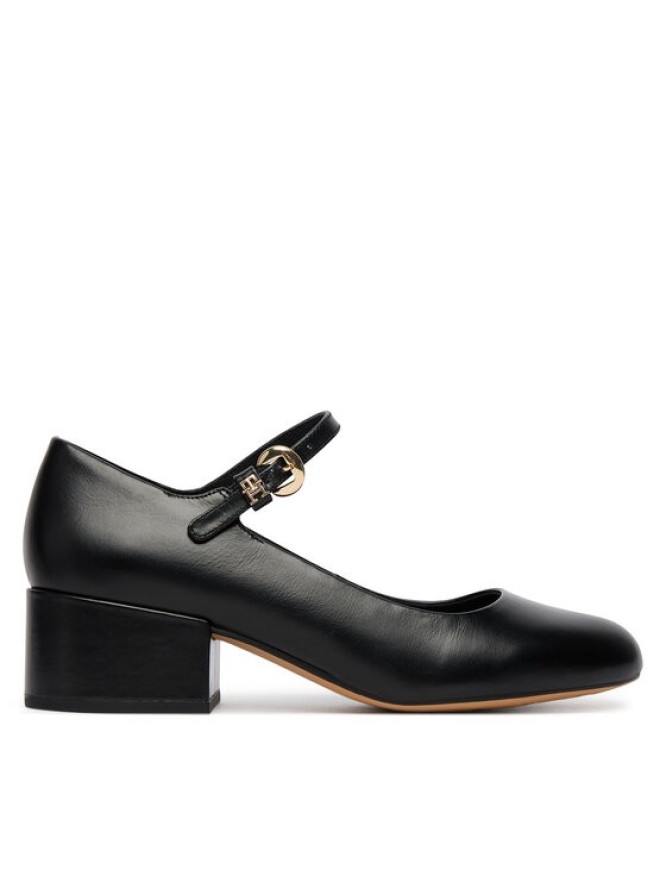 Tommy Hilfiger Czółenka Heeled Maryjane Buckle FW0FW09347 Czarny