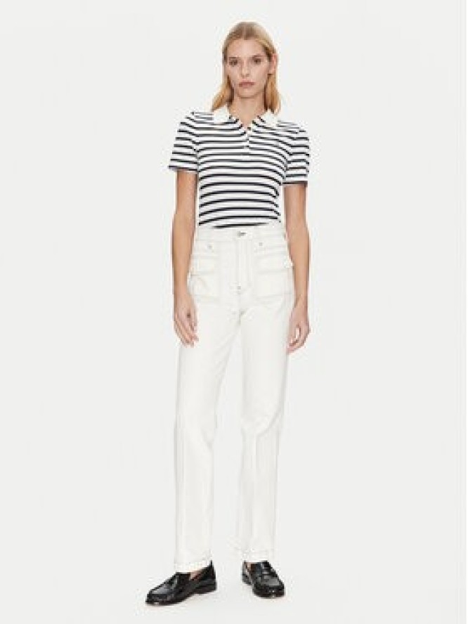 Tommy Hilfiger Polo 1985 WW0WW43225 Granatowy Slim Fit