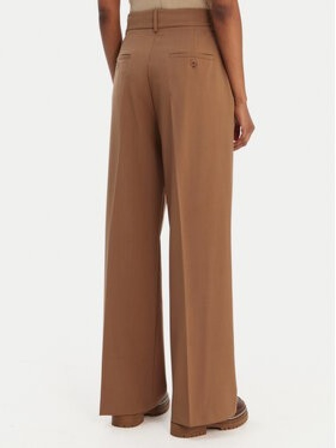 Weekend Max Mara Spodnie palazzo Visivo 2615131041 Brązowy Relaxed Fit
