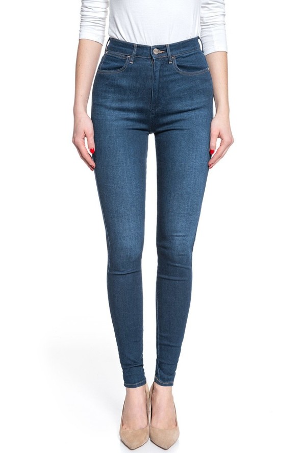 WRANGLER SUPER HIGH SKINNY DARK INDIGO W27WVQX1E 112128201