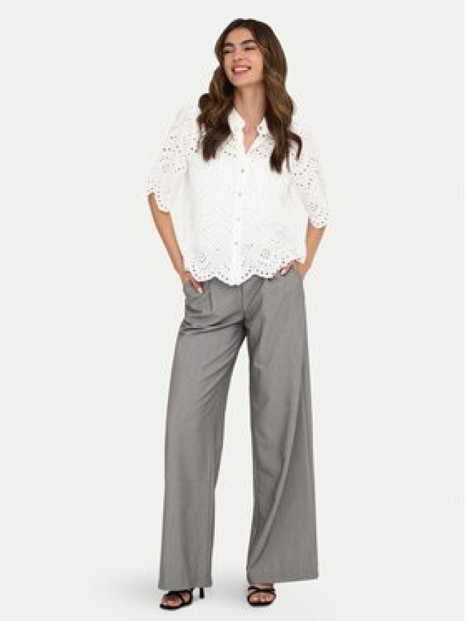 ONLY Koszula Valais 15351106 Kremowy Regular Fit