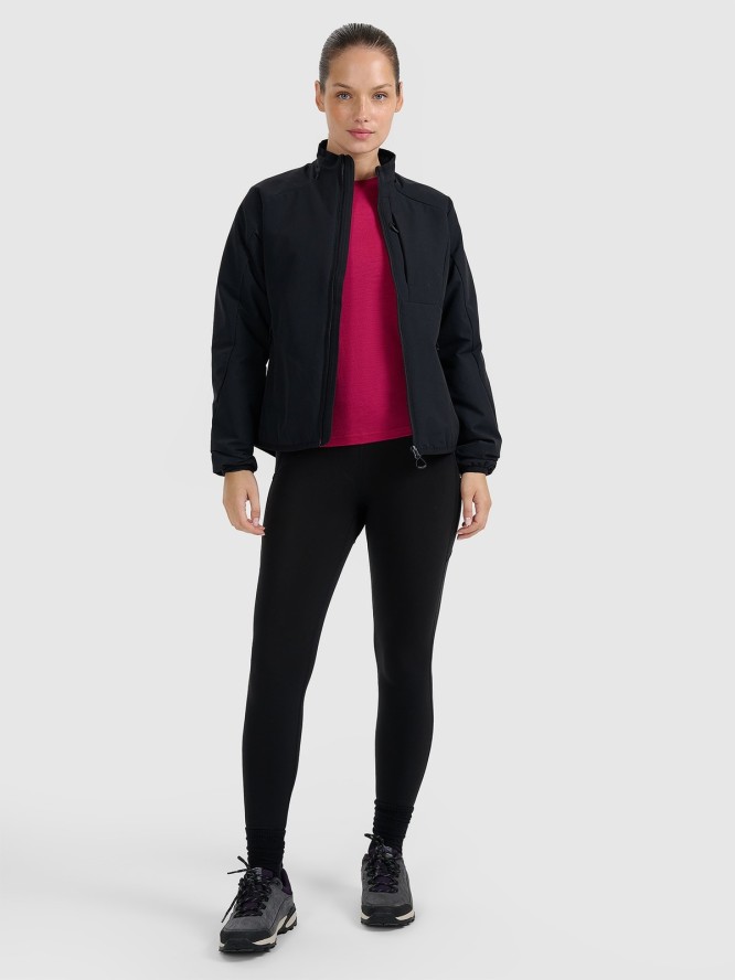 4F Kurtka puchowa trekkingowa z wypełnieniem syntetycznym damska - czarna S