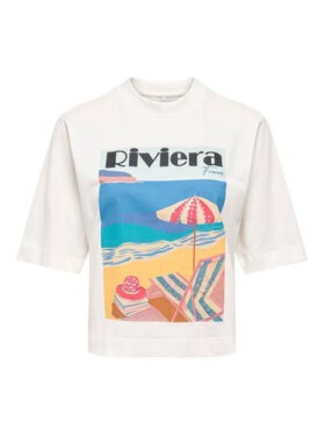 ONLY T-Shirt Vega 15375753 Biały Regular Fit