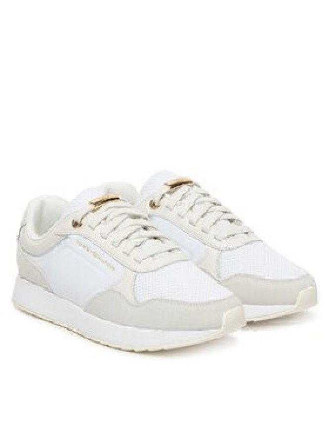 Tommy Hilfiger Sneakersy Th Chic Eva Runner Mesh FW0FW09465 Beżowy
