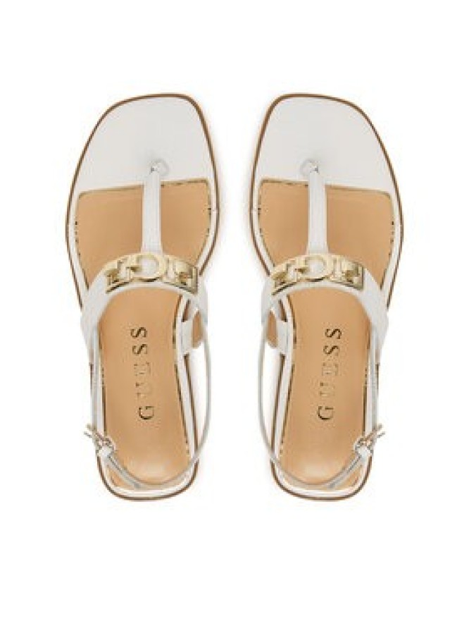 Guess Sandały FLJRMY LEA03 Biały