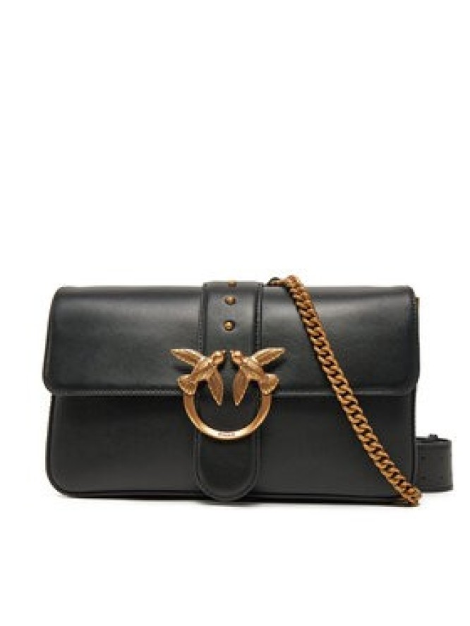 PINKO Torebka Love One Classic Slouchy Fl PE 25 PLTT 104524 A0QO Czarny