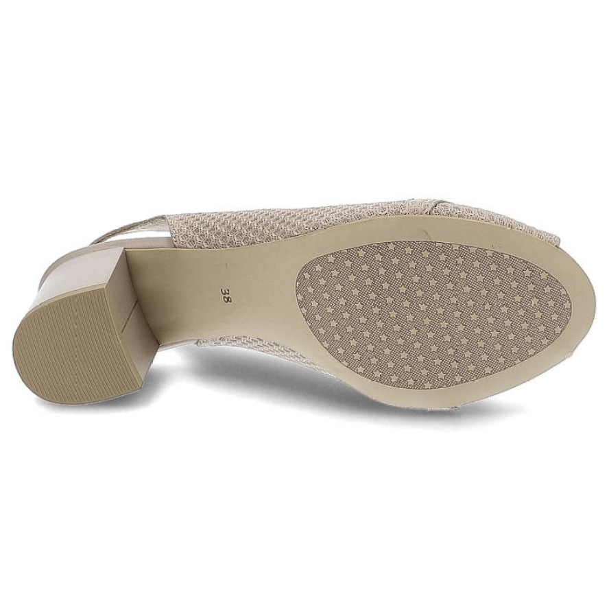 Beżowe Sandały Karino Eleganckie Buty Damskie Na Obcasie