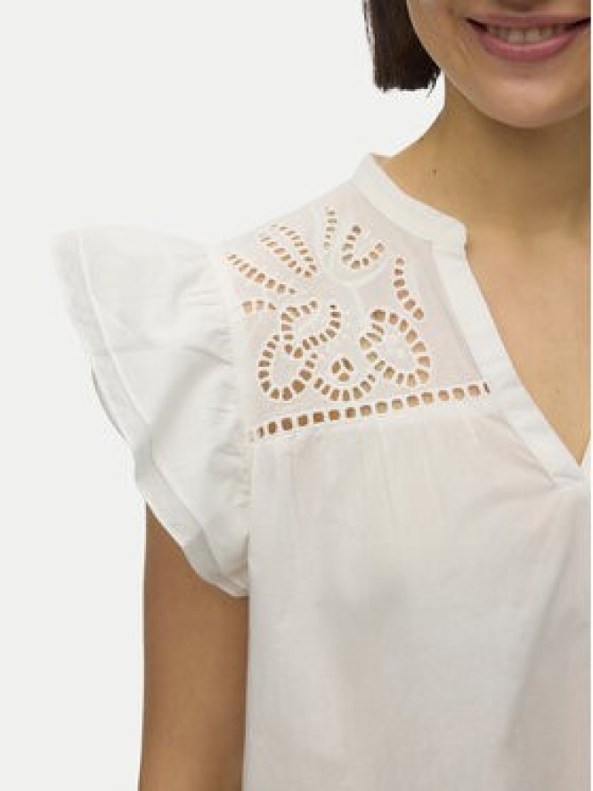 Vero Moda Bluzka Line 10347292 Biały Regular Fit