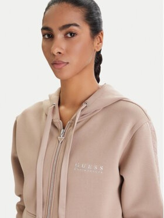Guess Bluza W6RQ12 KBYE2 Beżowy Regular Fit