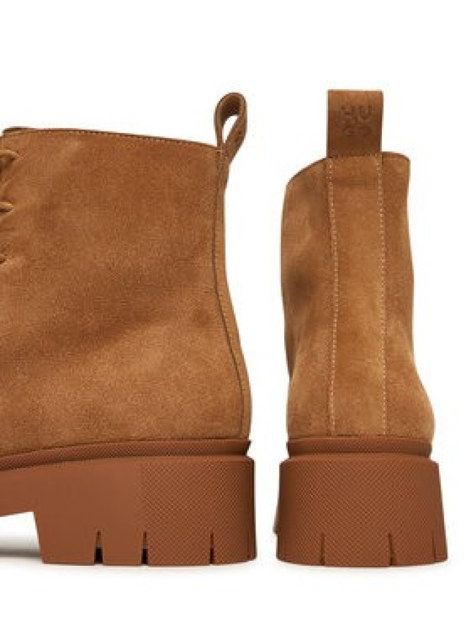 HUGO Trzewiki Kris 50552733 Brązowy