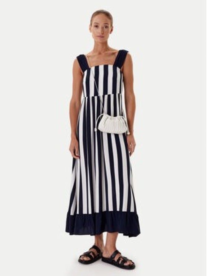 Tatuum Sukienka letnia Daliana 1 T2510.212 Granatowy Relaxed Fit