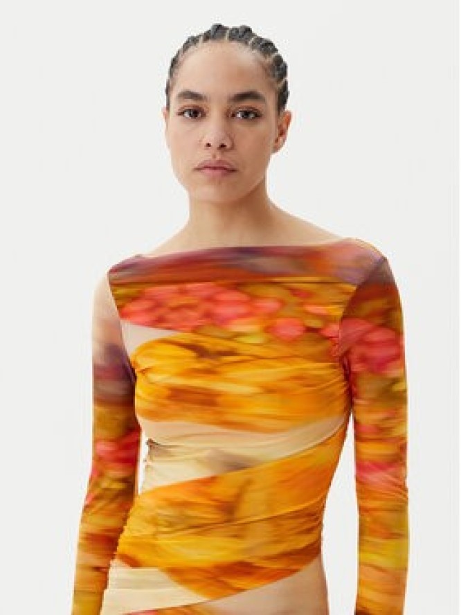 PINKO Sukienka koktajlowa Beggin Abito 104838 A2G1 Kolorowy Slim Fit