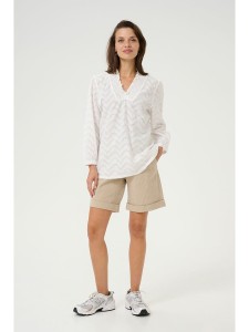 Kaffe Bluzka "Victoria" w kolorze białym rozmiar: 38