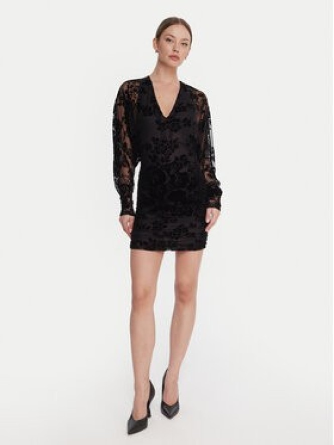 PINKO Sukienka koktajlowa Roulette 105624 A2QD Czarny Regular Fit