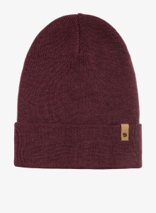 Czapka zimowa Fjallraven Classic Knit Hat - dark garnet