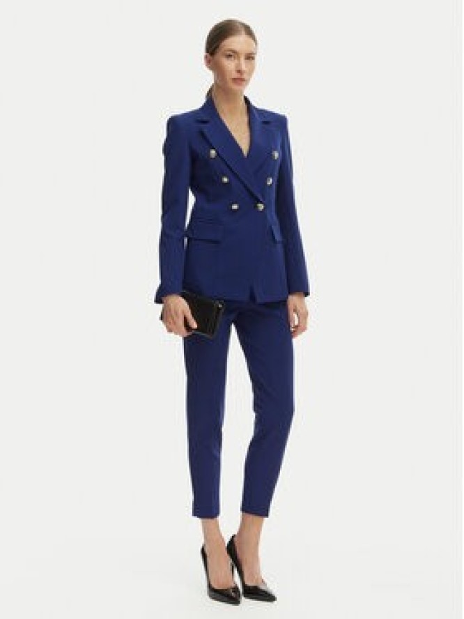 Maryley Spodnie materiałowe 26EB52Z/43FR Granatowy Regular Fit