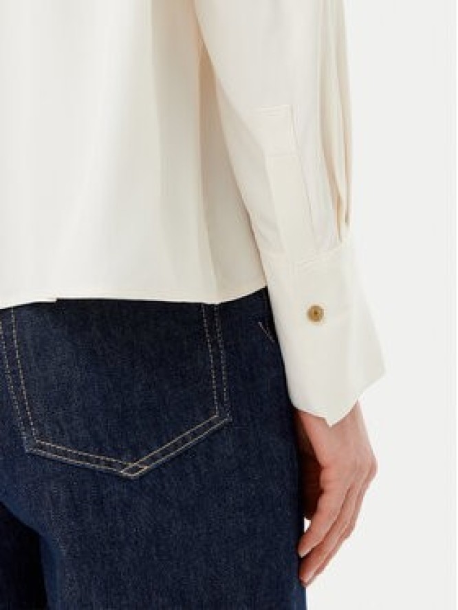 Tommy Hilfiger Bluzka WW0WW44049 Écru Regular Fit