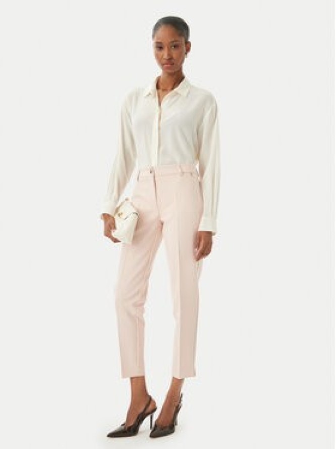 Maryley Spodnie materiałowe 26EB52Z/43PY Różowy jasny Regular Fit