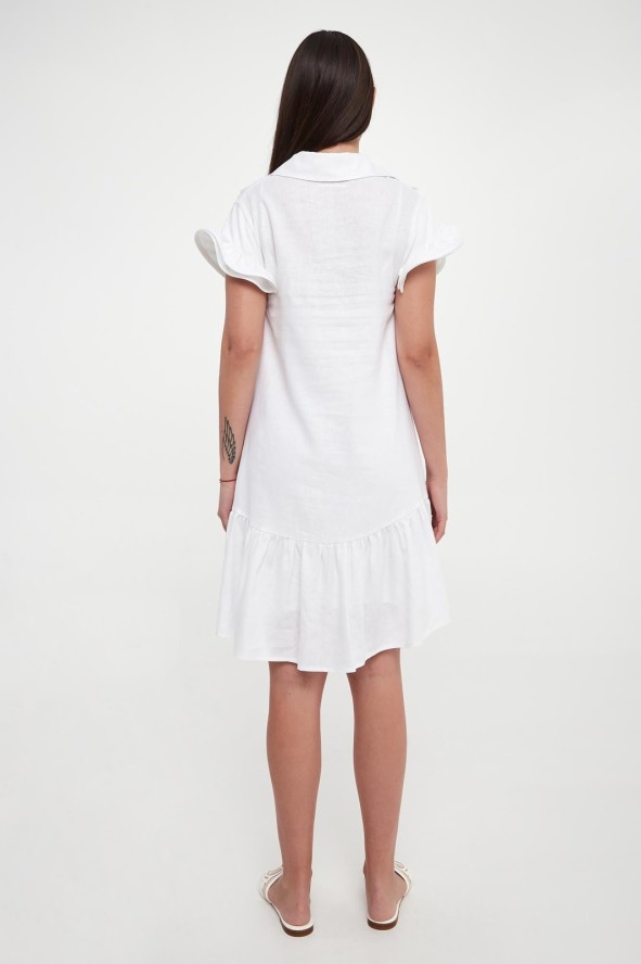 Sukienka lniana mini ERMANNO FIRENZE