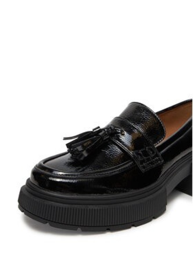 DeeZee Loafersy 60166-2 Czarny