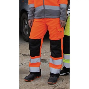 Ochronne Spodnie Dla Dorosłych Unisex Hi Viz Cargo