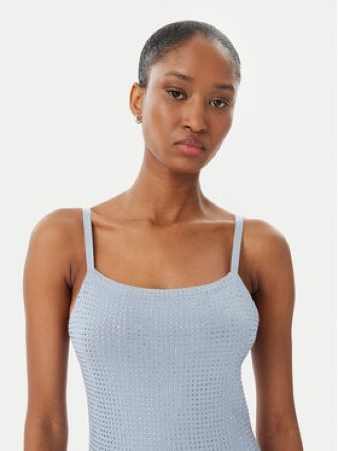 Guess Sukienka dzianinowa W5GK45 Z3MN2 Niebieski Regular Fit