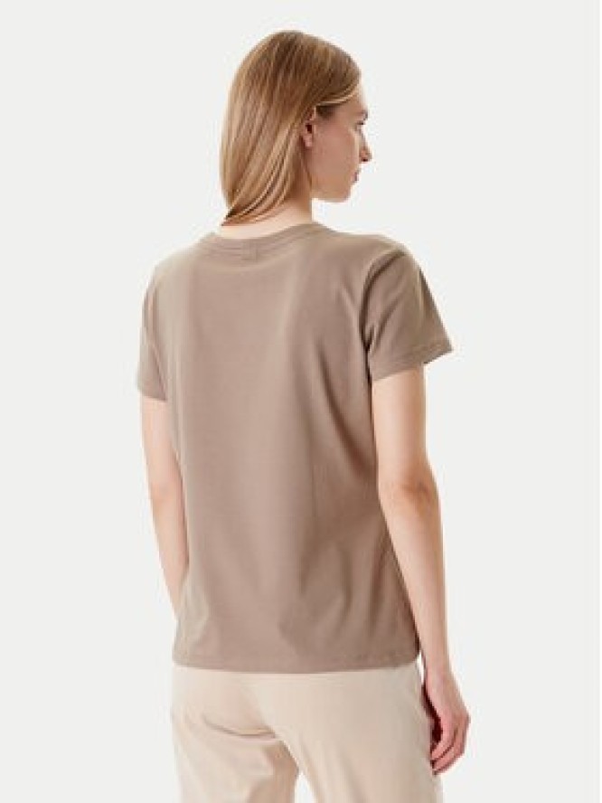 Guess T-Shirt V5YI08 J1314 Brązowy Regular Fit