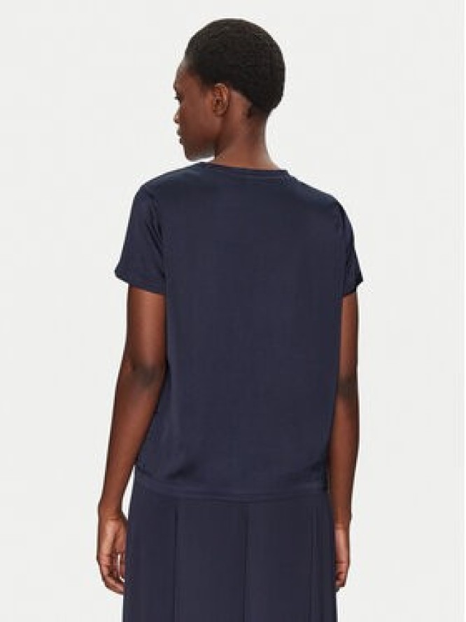 ViCOLO Bluzka TD0007 Granatowy Relaxed Fit