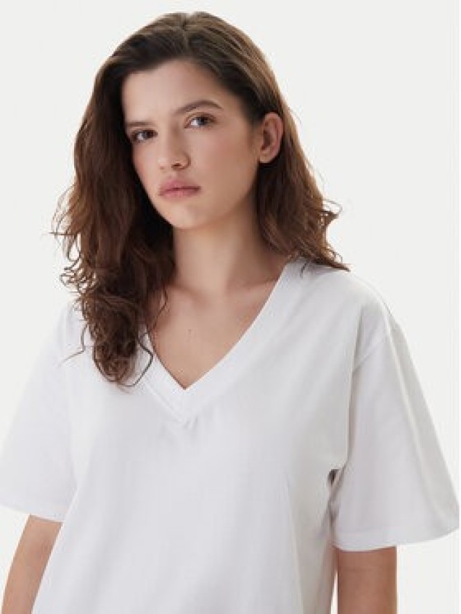 KARL LAGERFELD T-Shirt B1W17031 Biały Relaxed Fit