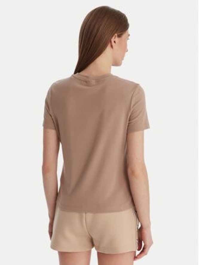 Guess T-Shirt V6GI06 K2967 Beżowy Regular Fit