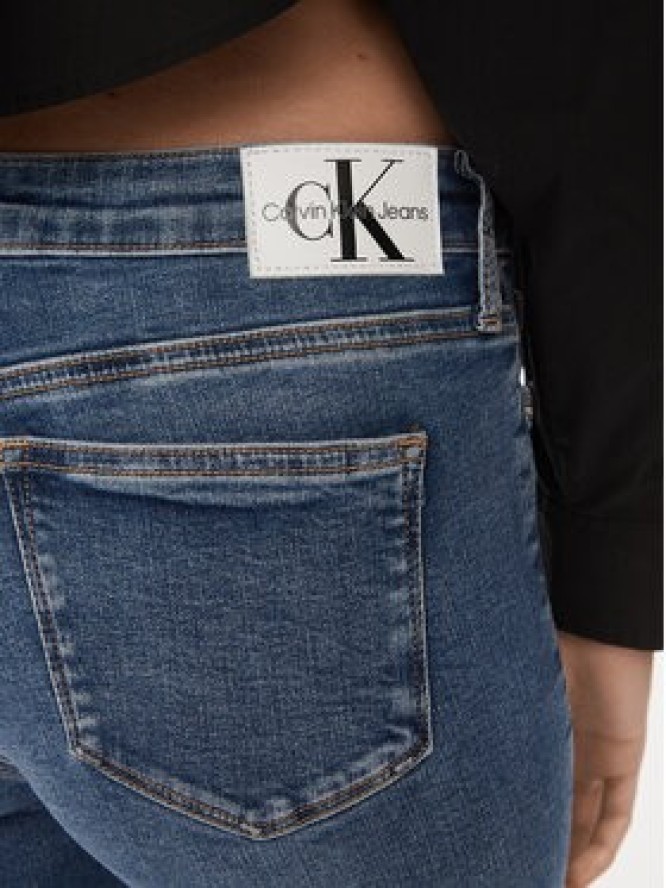 Calvin Klein Jeans Jeansy J20J221581 Niebieski Skinny Fit