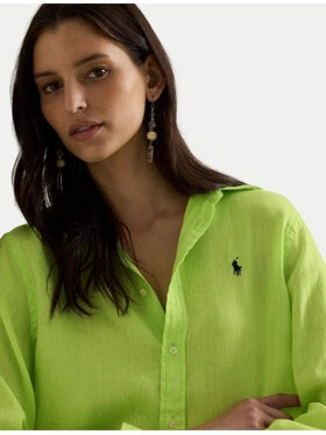 Polo Ralph Lauren Koszula 211970730509 Zielony Classic Fit