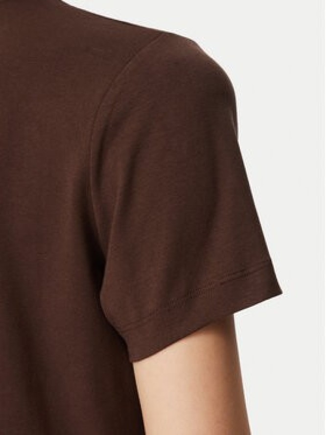 Guess T-Shirt V6RI20 J1314 Brązowy Regular Fit