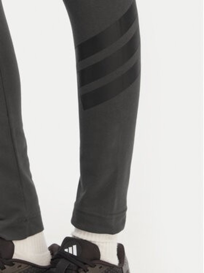 adidas Legginsy Future Icons 3-Stripes KD7667 Szary Slim Fit