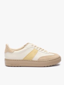 Kremowo-beżowe sneakersy