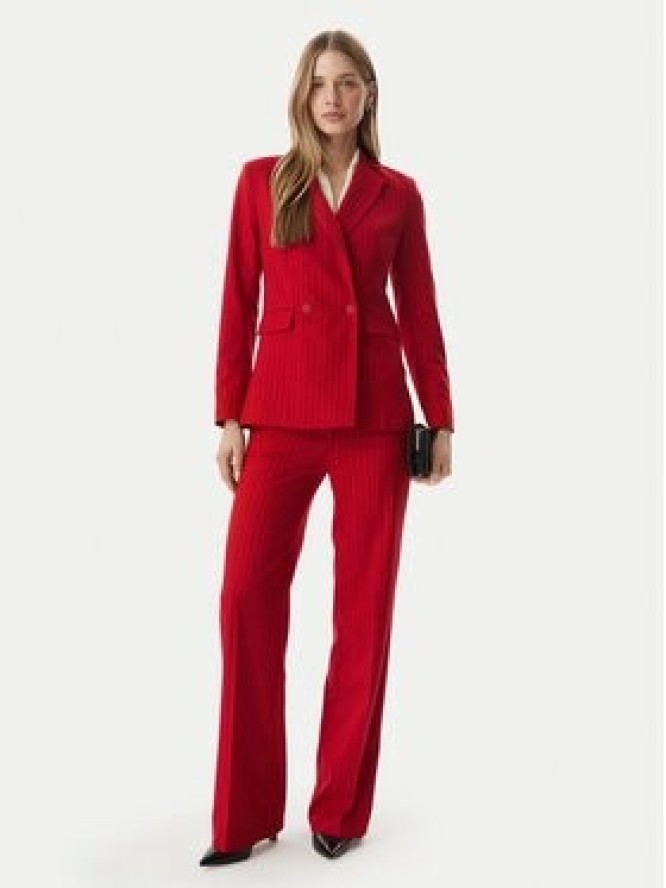 Morgan Spodnie materiałowe 261-PLOVE.F Czerwony Regular Fit