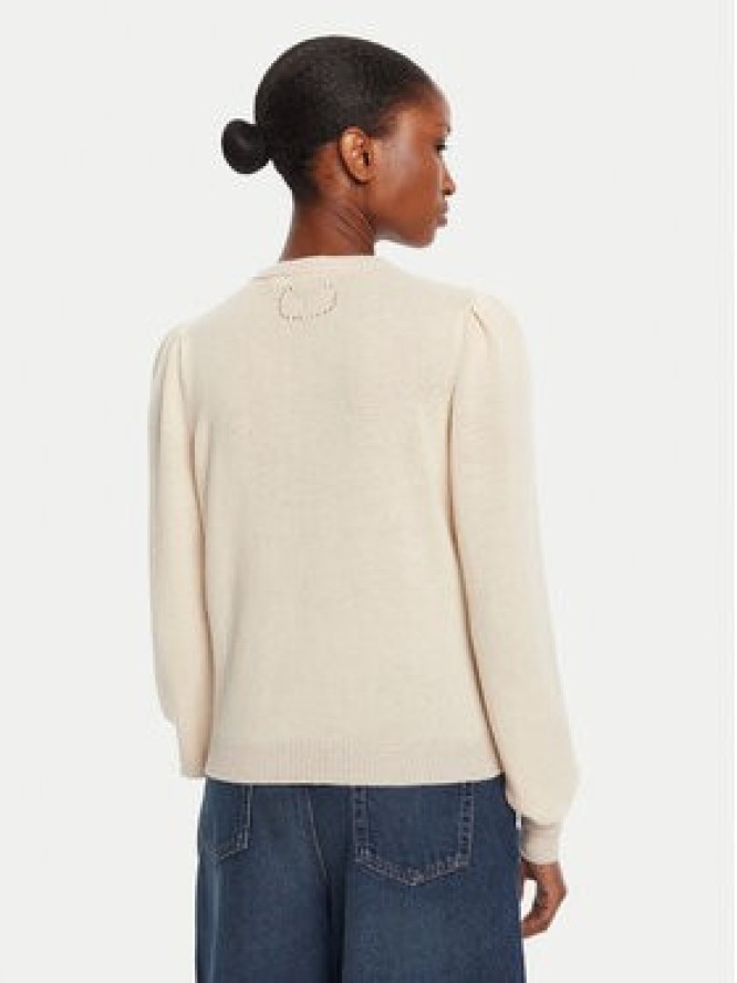 TWINSET Kardigan 252TP3583 Beżowy Regular Fit